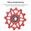 Bicycle Bearing Jockey Wheel Heavy-duty Corrosion Resistant Rust-proof 12T 14T Bike Rear Derailleur