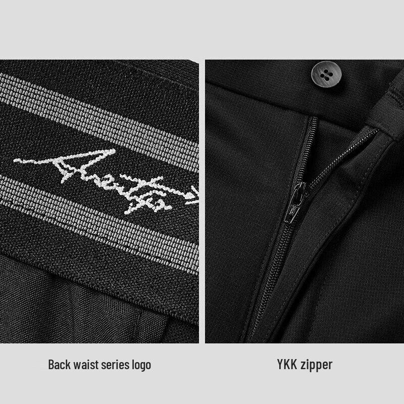 HLA Men's Slim-Fit Business Casual Trousers