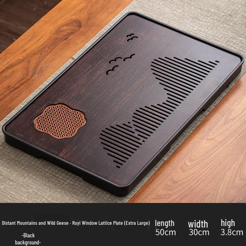 Small Bamboo Kung Fu Tea Tray with Drainage
