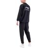 Li Ning Sweat Series Comfortable Breathable Fitness Leisure Sports Suit Unisex Suit Black LWLU005-1