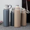 Large-capacity Straw Insulated Cup, Portable Travel Cup, Creative Men's and Women's Portable Outdoor Water Cup