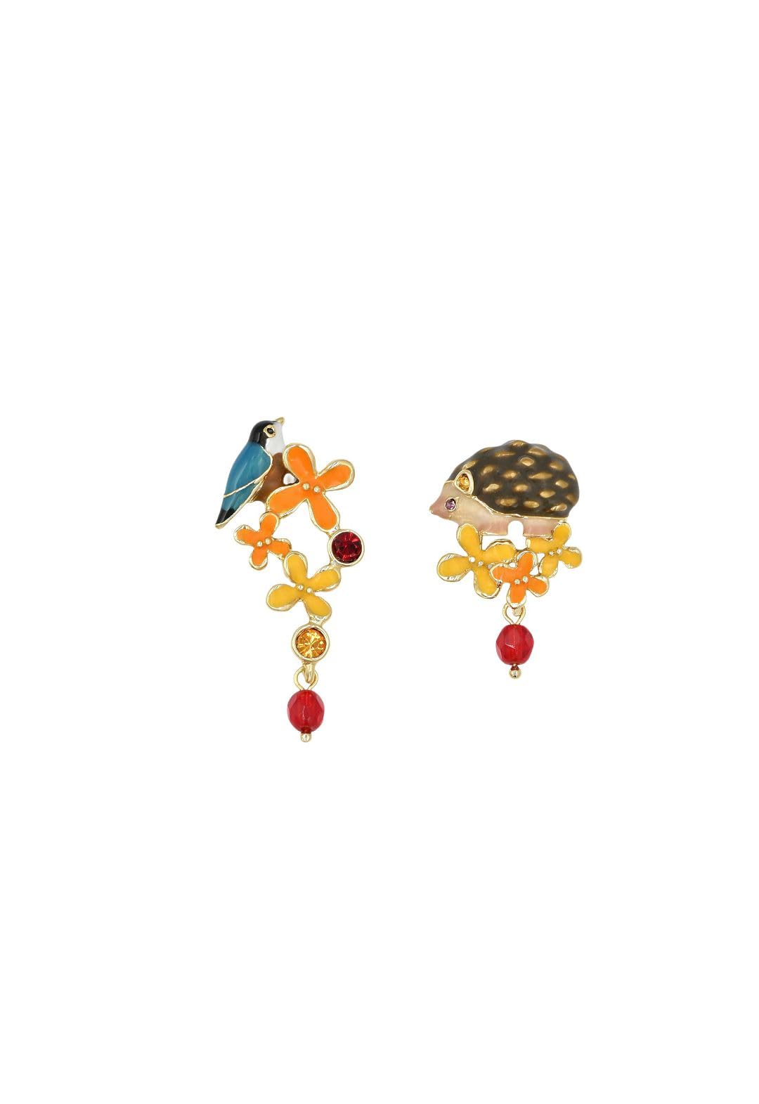 

Anna Sui Osmanthus Animal Motif Earrings SAME1511 XU &