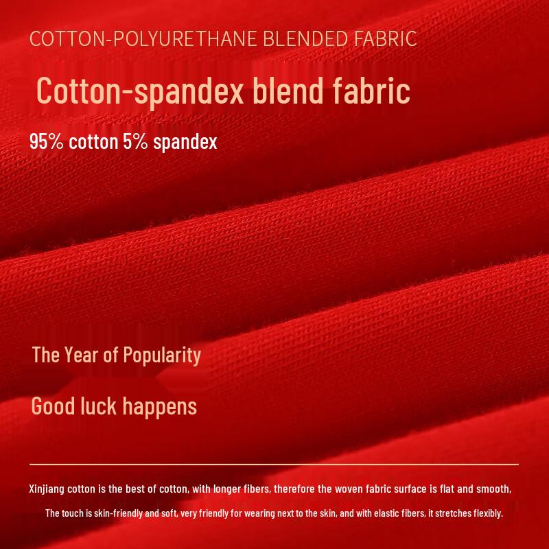 Woodpecker Men's Lucky Red Year of the Horse Boxer Briefs