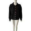 Women S Loose Knit Cardigan V Neck Long Sleeve Solid Color Outerwear