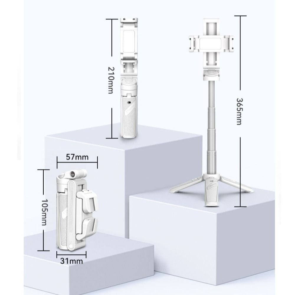 Adjustable Mini Phone Holder 3-in-1 Remote Selfie Stick Tripod Multifunctional Phone Tripod