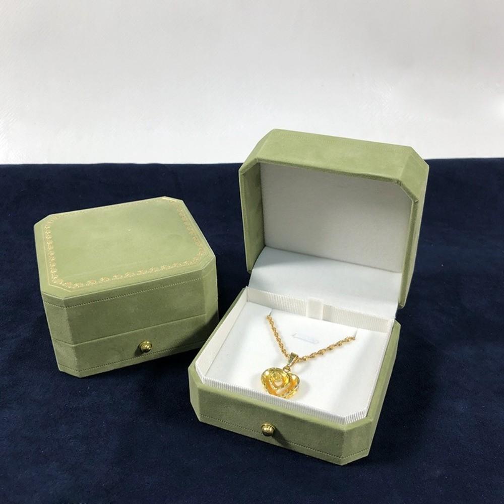 Elegant Necklace Bracelet Storage Case Octagonal Decorative Box Durable Jewelry Packaging Box