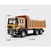 1/50 City Heavy Tipper Truck Model Diecasts Metal Toy Slag Coal Mine Transport Vehicles Car Model Sound and Light Childrens Gift