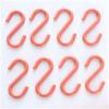 Plastic S-shaped Nail-free Kitchen & Bathroom Hook, Small Wardrobe Clothes & Storage Hanger.