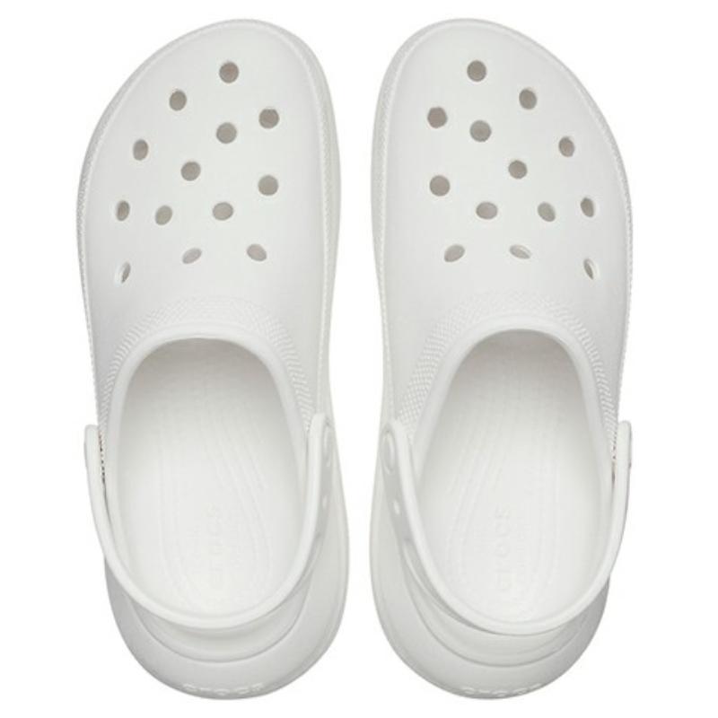 Crocs Crush Clog EVA Puff Shoes Sandals 5.2cm Unisex White