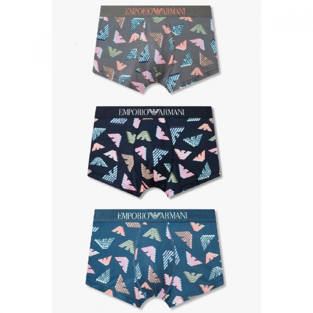 

Emporio Armani Men S 3d Logo Pattern Print briefS Set Of 3 0816112038 08161120 S(95)