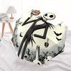 1 Auto Open Jack Skellington, Halloween Town Themed Colorful 8-rib Portable Umbrella for Men and Women, A Compact Commuting Companion Suitab
