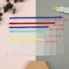 Transparent PVC Zipper File Bag
