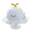 New Cartoon Bear Fisherman Hat: Korean Style Cute Sun Protection Bucket Hat for 1-Year-Old Boys and Girls