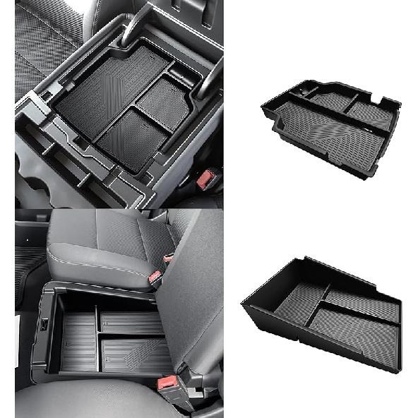 Muslogy Center Console Organizer Compatible With -2025 Chevy Silverado/GMC Sierra 1500 2500HD 3500HD Accessories Storage Ert Box Console Armrest