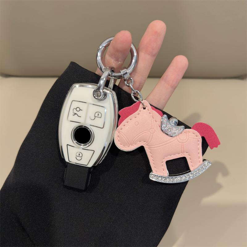 TPU Car Key Case Cover Shell Fob For Mercedes Benz A C E S G Class GLC CLE GL CLA GLB GLS W177 W205 W212 W213 W463 W222 X167 AMG