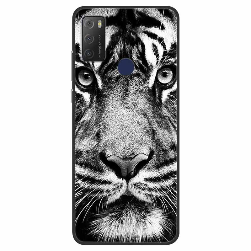 For TCL 20Y Case Shockproof Silicone Soft Phone Back Cover For TCL 20E 6125F Case TPU Bumper Coque For TCL20Y TCL20E 20 Y Funda