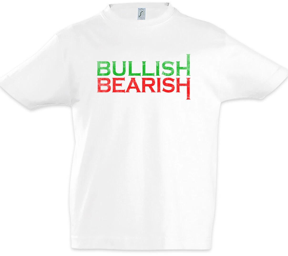 Bullish vs. Bearish Kids Boys kids boys T-Shirt Trader Fun Banker Bearish Bullish 110