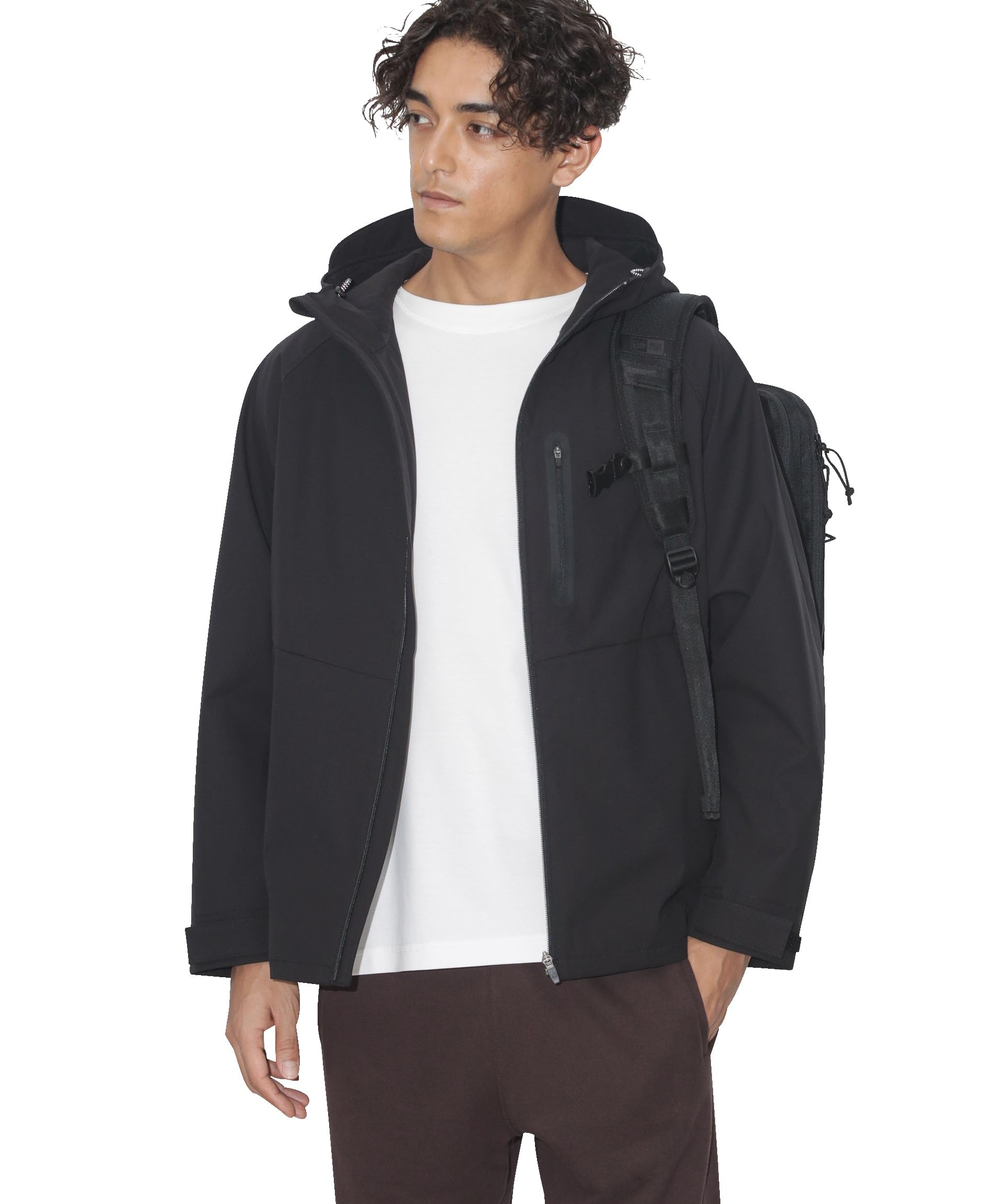 

Nano Universe Stretch Urban Size Black Parka, S,