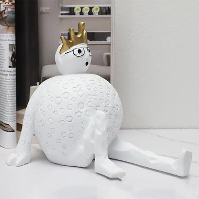 Personaj de desene animate creativ Sculptură Postura șezând Micul Prinț Decorare Hotel Vânzări Birou Model Camera Artă Decorare intrare