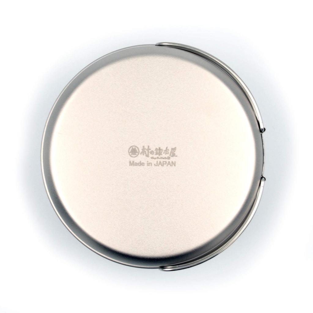 In Tsubame Village Blacksmith Pure Titanium Cooker 3 Piece Set with Storage Bag Frying Small Large Pot [Made Sanjo] MK-6023 Pan, Pot,