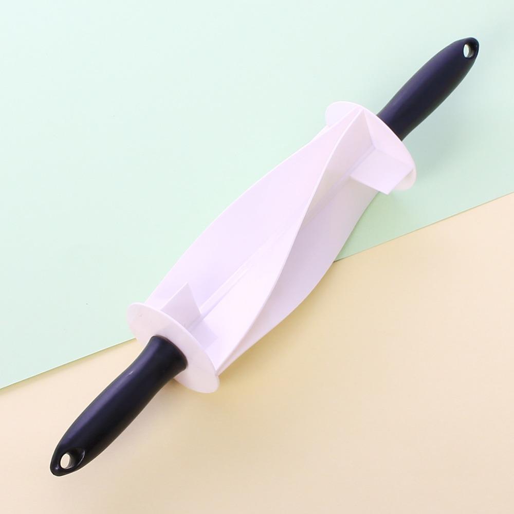 Large Size Croissant  Roller Plastic Pastry Tool Rolling Pin Dough Cutter  Bakery