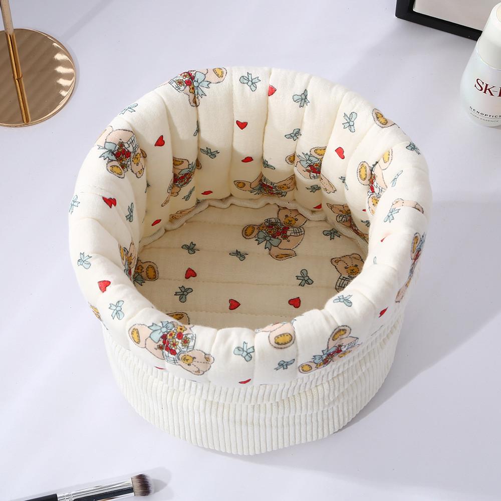 Basic Makeup Organizer With Cotton Material For Travel And Home Use