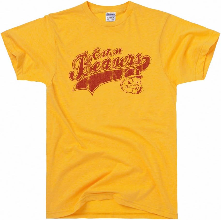 DIRTYRAGZ Men s Eaton Beaver Funny Rude Baseball Humor T-Shirt S