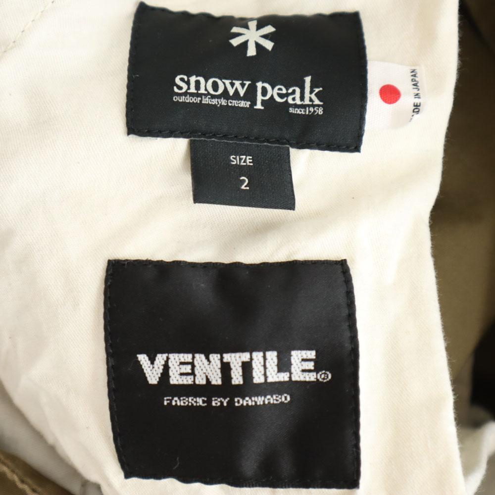 snowpeak made in Japan Long pants 2 khaki VENTILE Women Used