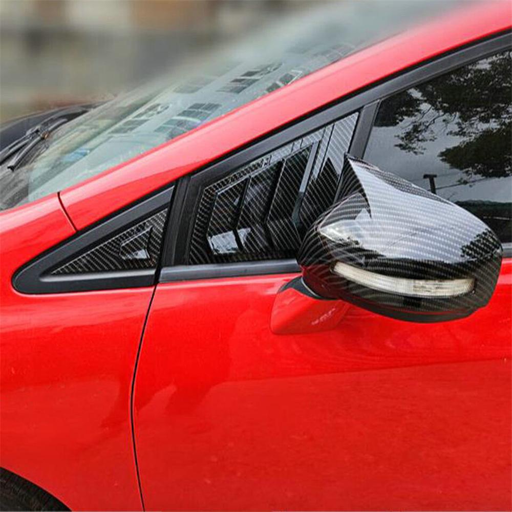 1Pair Car Front Window Scoop Louver Cover For Honda Civic Sedan G9 9th 2012-2015