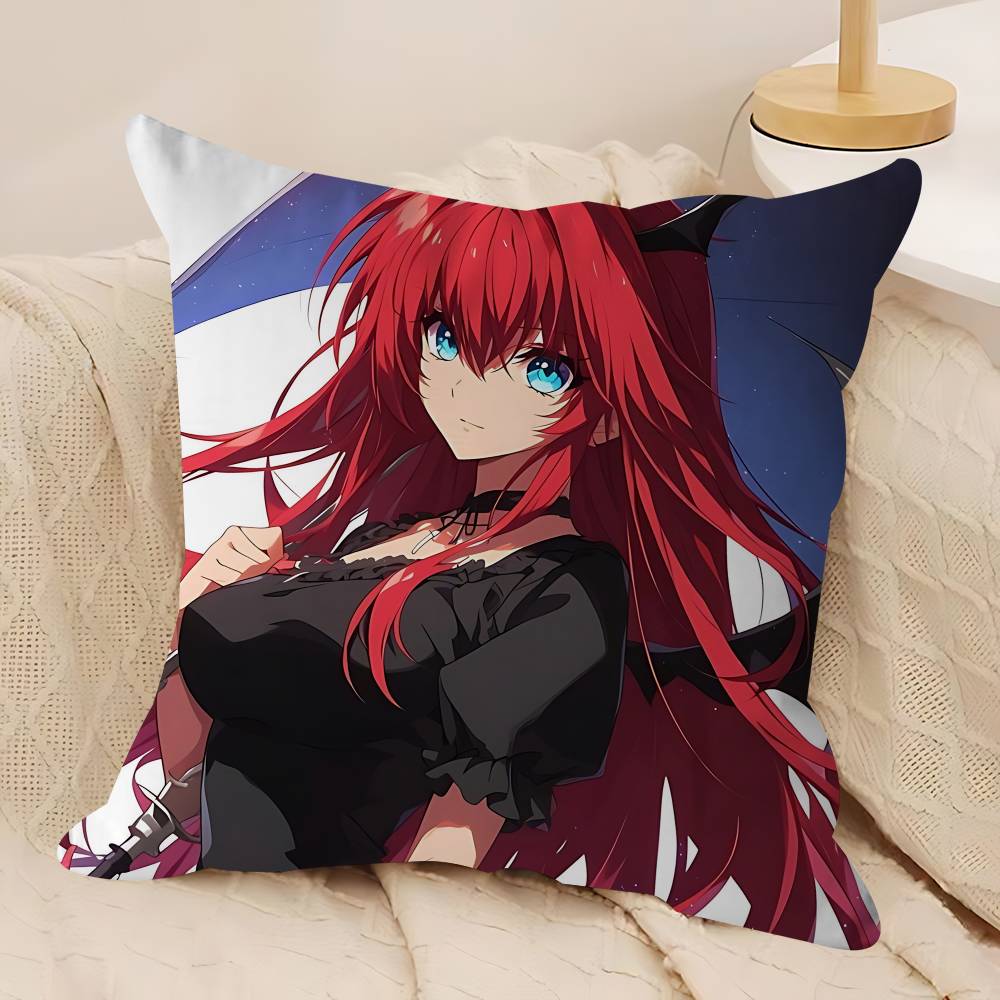 

Anime R-Rias-Gremory Pillowcases Home Bedding Decorative Pillow Cover Wedding Super Soft Pillow Case 12x12Inch