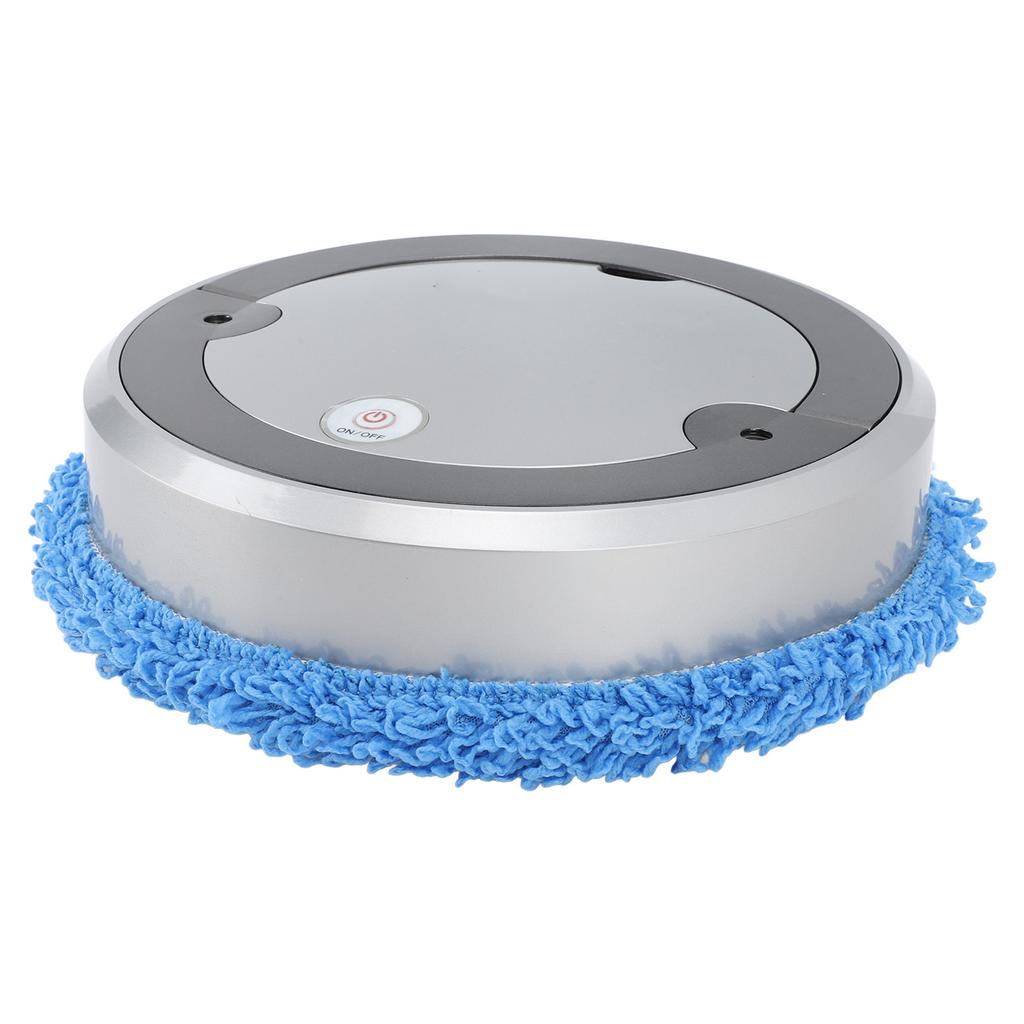 Mopping Robot Silver Gray Sprayable 2400 MAh 50ml Water Tank Wet Dry Intelligent Mopping Machine