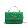 Stylish 2024 Pu Leather Shoulder Bag Trendy Korean Fashion Small Square Bag For Women
