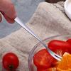 12PCS Fruit Forks Mini Food Pick Children Kids Lunch Box Cocktail Stainless Steel Cake Dessert Sushi Snack Sticks Picker