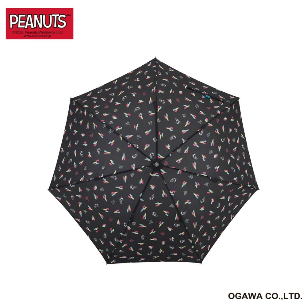 Ogawa Women's Snoopy Peanuts Neon Cool Umbrella, 60cm, 7 Ribs, Jump Style, 90528