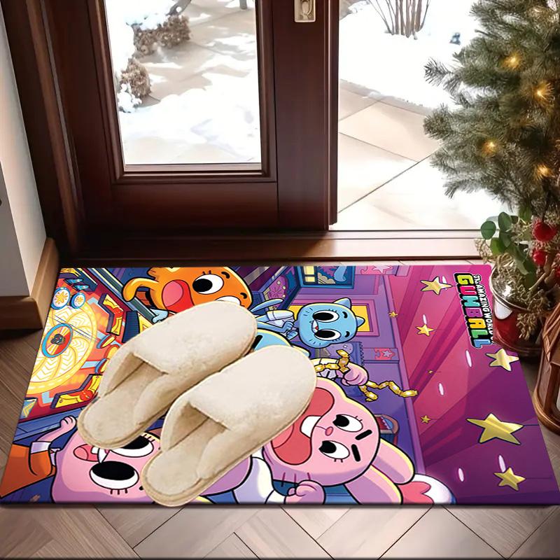 Gum-ball's Amazing World Area Rug Suitable for Indoor And Outdoor,Carpets for Kitchens, Homes, Offices, Living Rooms,Home Decor,Christmas Gift