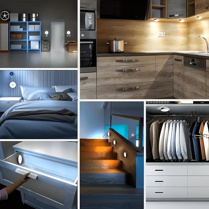 1pc Motion Sensor Light | USB Rechargeable, Motion Activated Stair Light, LED Human Body Sensor Light Suitable