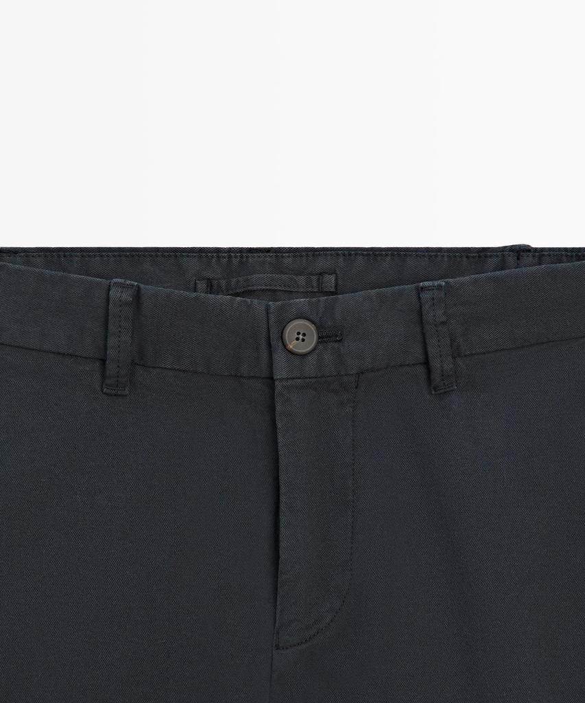 Masimodutti Cotton Blend Slim Fit Pants