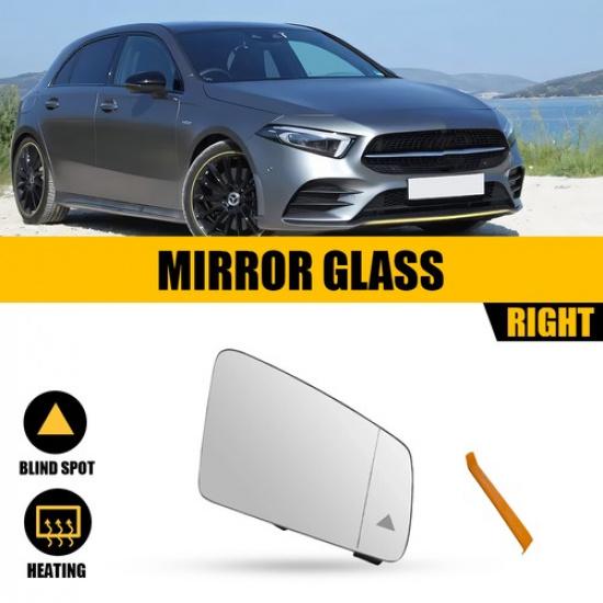 For Benz S-Class W221 10-13 Mirror Glass Heated Blind Spot Detection LH/RH Side