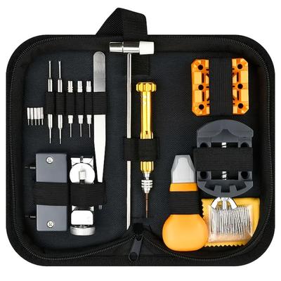 132-teiliges Uhrenreparatur-Werkzeugset, Reparaturwerkzeuge, Uhrenbatterie-Austauschwerkzeugset, perfekt zum Verschenken