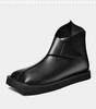 New Trend Mens Ankle Boots Genuine Leather Men Chelsea Boots Fashion Man Casual Shoes All-match High Top Shoes Motorcycle Boots