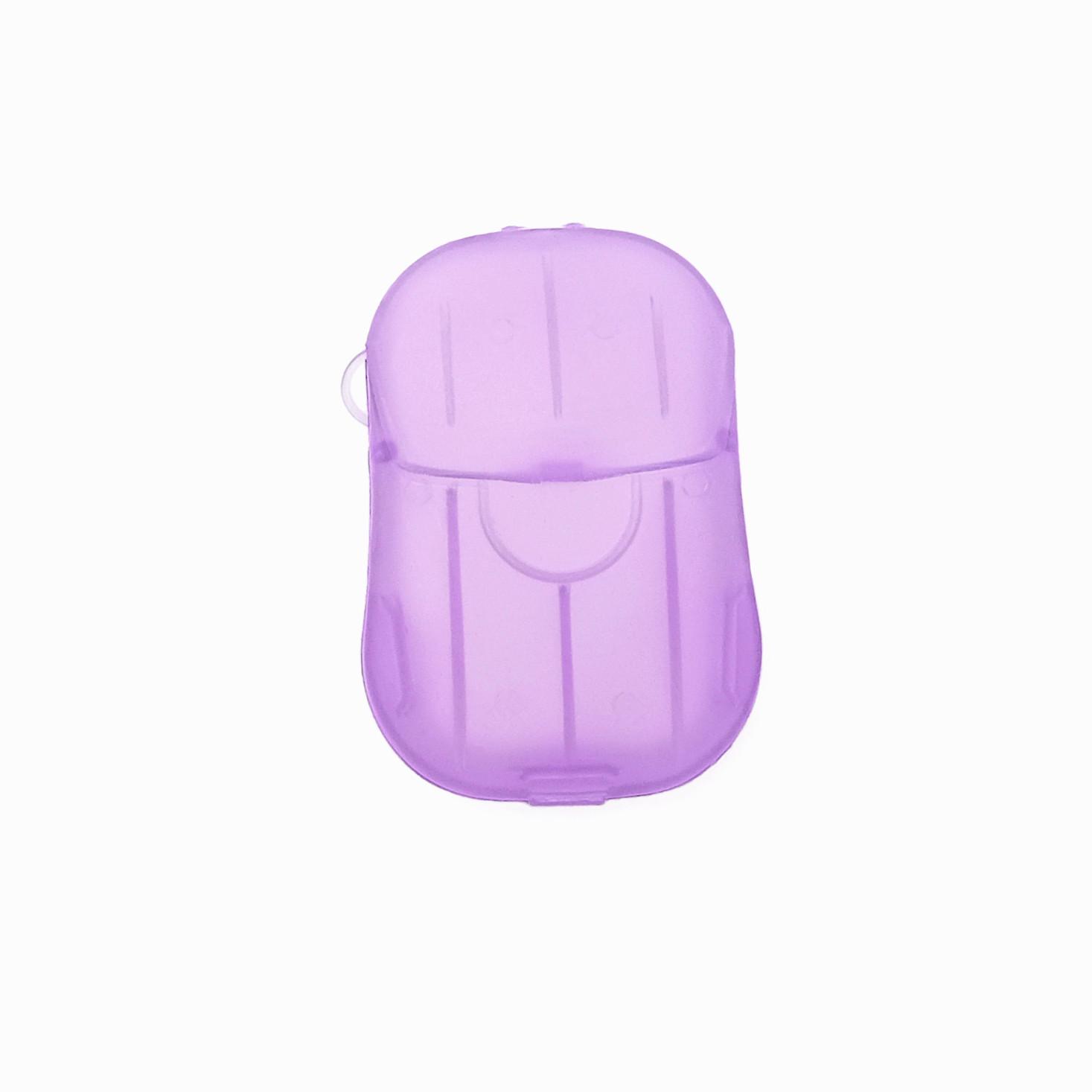 Compact Boxed Travel Soap Sheets - Portable Handwashing Mini Soap Slices 15g