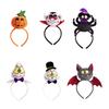 Halloween Theme Hairband For Kids Adult Safe Soft Cotton Padded Hairhoop Costume Party Dressingup Head Accessories