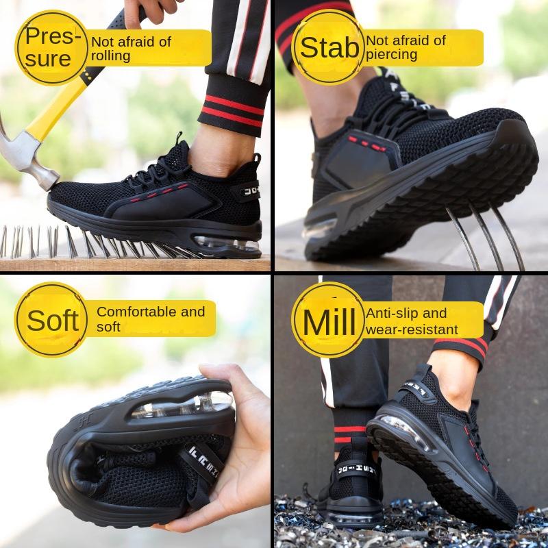 Anti-smashing Shoes, Low-top Lightweight Steel Baotou Work Labor Insurance Shoes, Anti-piercing Safety Shoes
