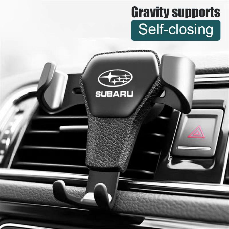 Car Phone Holder Air Vent Clip Auto Stand Interior Accessories For Subaru Tribeca WRX Legacy Forester BRZ Crosstrek STI Mpreza Z13