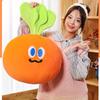 Cartoon Carrot Plush Toy Soft Filled Doll Room Decoration Children Holiday Gift