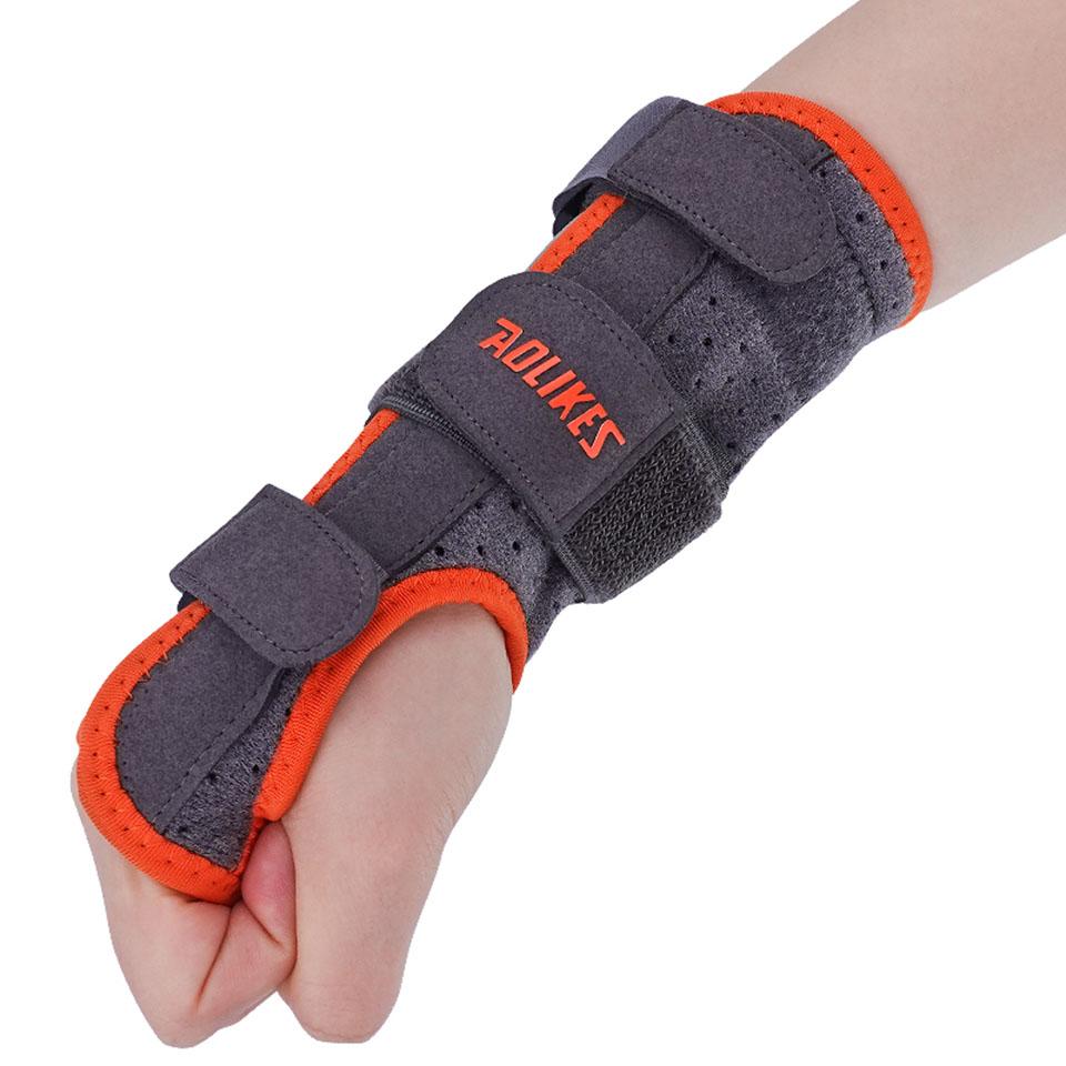 Aolikes 1Pcs New Wrist Brace Carpal Tunnel For Women Men, Adjustable Night Sleep Support Brace With Splints