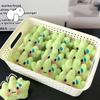 Cute Plush Small Green Grass Pendant Ins Sweet Wind Girl Gift Cartoon Brooch Furry Charm Cartoon Fresh Backpack Key Chain