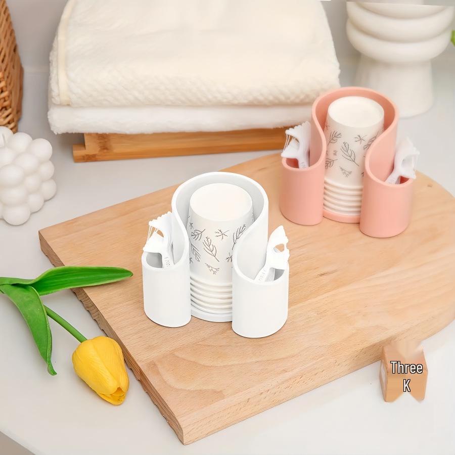 Multifunctional Cotton Pad & Swab Storage Box - Ideal for Makeup, Toothpicks, Floss & More On Dressing Table