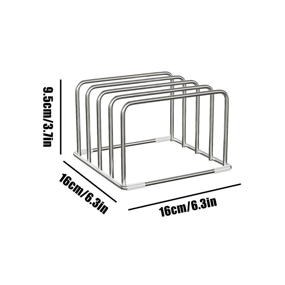 Cutting Board Holder Stainless Steel Cutting Board Rack Kitchen Organizer For Chopping Board Kitchen Storage Organization Rack