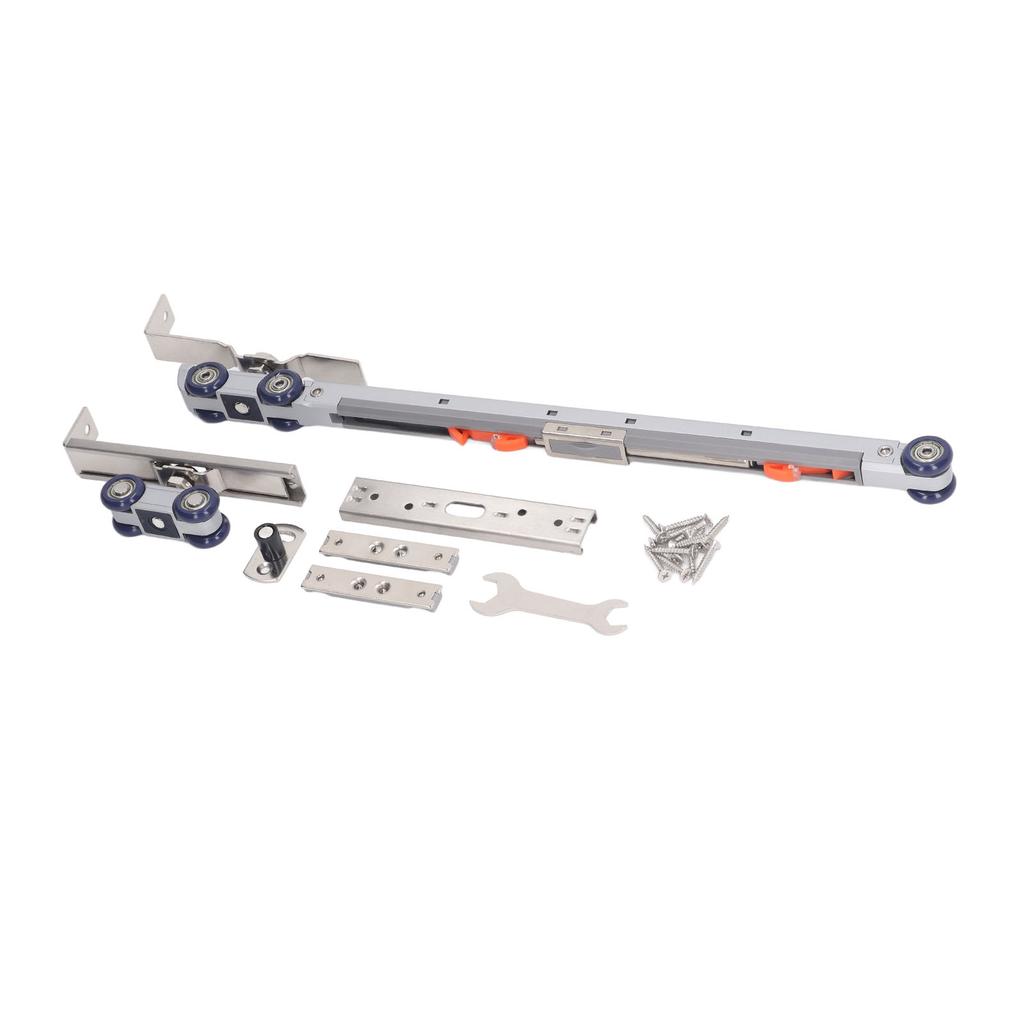 Roller Trolley 4 Wheel Silent Trolley Assembly Roller for Solid Wood Sliding Door Glass Door